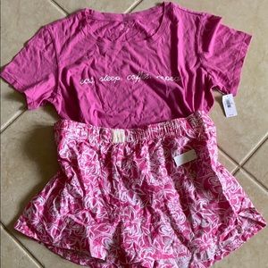 Pink sleepwear set